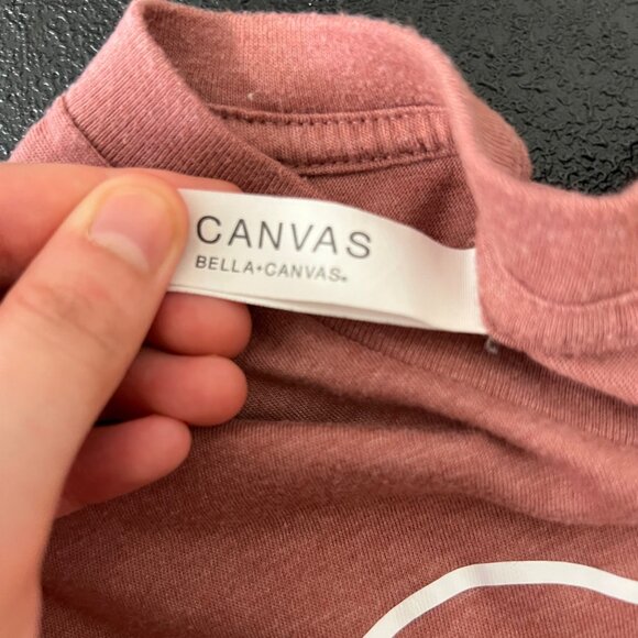 Disney Bound Graphic Tee Mauve Pink Bella Canvas Soft T Shirt Size Large - Picture 5 of 6